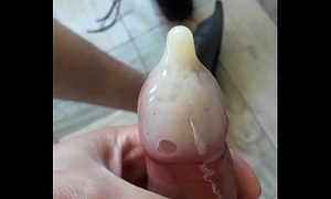 Cum in condom